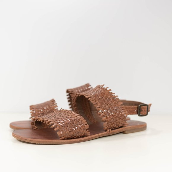 Splendid Thomas Woven Leather Sandals - Picture 5 of 14